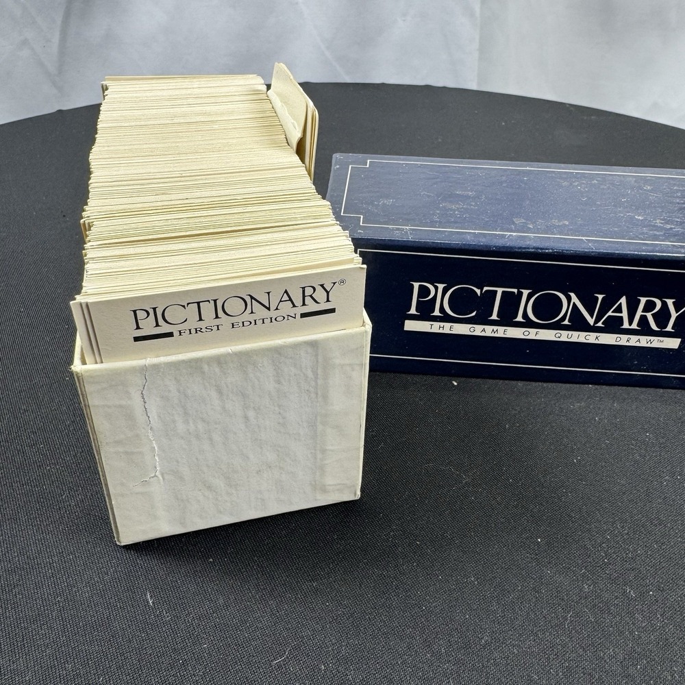 Pictionary First Edition 1985 Replacement Game Play Card Set